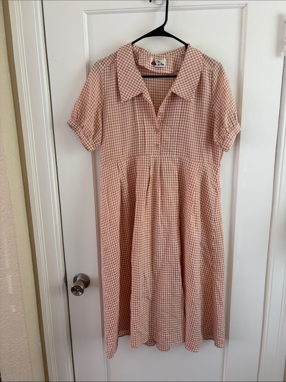 Clice de Paris vintage gingham dress
